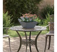 vidaXL Pot de jardin 5 pcs Anthracite 35 x 35 x 15 cm