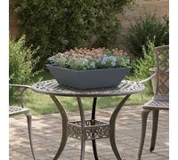 vidaXL Cache-pot de jardin 5 pcs Anthracite 50 x 50 x 15 cm