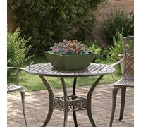 vidaXL Pot de jardin 5 pcs vert olive 40 x 40 x 15 cm