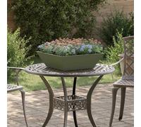 vidaXL Cache-pot de jardin 5 pcs Vert olive 50 x 50 x 15 cm