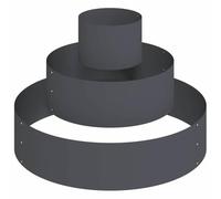 vidaXL Jardinière de jardin Anthracite 90 x 90 x 20 cm Acier