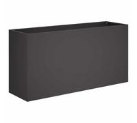 vidaXL Cache-Pot de Jardin Noir 100 x 30 x 40 cm Acier laminé à Froid