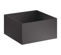 vidaXL Cache-Pot de Jardin Noir 60 x 60 x 40 cm Acier laminé à Froid