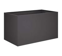 vidaXL Cache-Pot de Jardin Noir 80 x 50 x 50 cm Acier laminé à Froid
