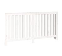 vidaXL Cache-radiateur Armoire de Radiateur Couverture de Chauffage Salon Salle de Séjour Intérieur Blanc 153x19x84 cm Bois Massif de Pin