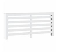 vidaXL Cache-radiateur Blanc 175x20x82 cm Bois d'ingénierie, Bouchon de radiateur, Cache-radiateur Haut, radiateur à Profil réduit