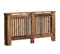 vidaXL Cache-Radiateur Bois Ancien 152 x 19 x 81,5 cm