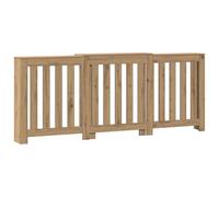 vidaXL Cache-radiateur chêne Artisanal 205x21,5x83,5 cm, Bouchon de radiateur, Cache-radiateur Haut, radiateur à Profil réduit, Couvercle de radiateur