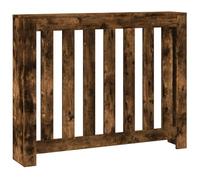 vidaXL Cache-radiateur chêne fumé 104x20x82 cm Bois d'ingénierie, Bouchon de radiateur, Cache-radiateur Haut, radiateur à Profil réduit