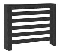 vidaXL Cache-Radiateur Chêne Noir 104 x 20 x 82 cm Bois d'ingénierie, Cache-radiateur Tendance, Design rectangulaire Moderne, Accessoire Chaud pour Le Salon, pièce esthétique