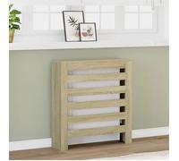 vidaXL Cache-radiateur chêne sonoma 78x20x82 cm bois d'ingénierie, bouchon de radiateur, cache-radiateur haut, radiateur à 852683