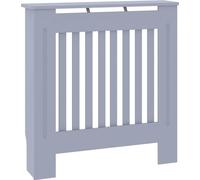 vidaXL Cache-radiateur Gris 78 x 19 x 81,5 cm Bois composite