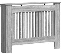 vidaXL Cache-radiateur gris Sonoma 112 x 19 x 81,5 cm