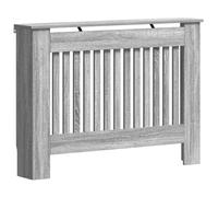 vidaXL Cache-radiateur gris Sonoma moderne 112 x 19 x 81,5 cm