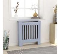 vidaXL Cache-radiateur en MDF Gris 78 cm