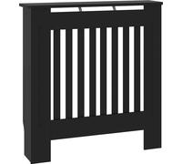 vidaXL Cache-radiateur noir 78 x 19 x 81,5 cm Bois composite