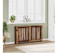 vidaXL Cache-radiateur vieux bois 149x20x82 cm bois d'ingénierie - Design moderne - FR66