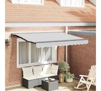 vidaXL Cadre d'auvent Anthracite 2,5 x 2 m Métal