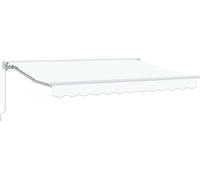vidaXL Cadre d'auvent Blanc 250 x 200 cm Polyester avec revêtement PU