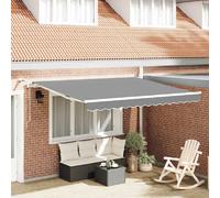 vidaXL Cadre d'auvent Blanc 350 x 250 cm Aluminium