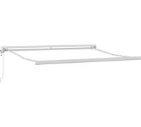 vidaXL Cadre d'auvent blanc 350 x 250 cm en aluminium