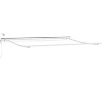 vidaXL Cadre d'auvent blanc 400 x 300 cm en aluminium