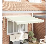vidaXL Cadre d'auvent Crème 300 x 200 cm Polyester avec revêtement PU