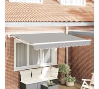 vidaXL Cadre d'auvent Gris clair 250 x 200 cm
