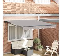 vidaXL Cadre d'auvent gris clair 300 x 250 cm