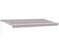 vidaXL Cadre d'auvent gris clair 400 x 200 cm