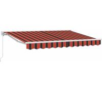 vidaXL Cadre d'auvent orange et noir 300 x 200 cm