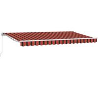 vidaXL Cadre d'auvent orange et noir 350 x 200 cm