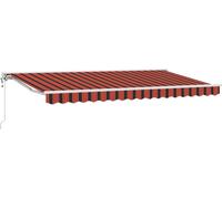 vidaXL Cadre d'auvent orange et noir 350 x 200 cm