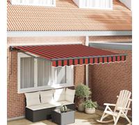 vidaXL Cadre d'auvent orange et noir 350 x 250 cm