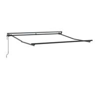 vidaXL Cadre d'auvent Réglable Anthracite 3 x 2,5 m Acier | Un style simple qui s'intègre facilement dans tous les espaces extérieurs , La télécommande rend le réglage super simple ,