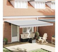 vidaXL Cadre d'auvent réglable, anthracite, 4 x 3 m, acier
