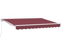 vidaXL Cadre d'auvent rouge bordeaux 250 x 200 cm