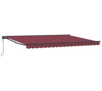vidaXL Cadre d'auvent rouge bordeaux 450 x 300 cm