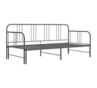 vidaXL Cadre de canapé-lit extensible à lattes métal 90x200 cm pour adulte