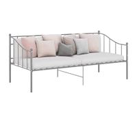 vidaXL Cadre de canapé-lit sans matelas - Gris - 90x200 cm