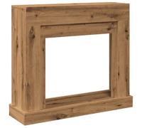 vidaXL Cadre de cheminée chêne Artisanal 100x30x87,5cm Bois ingénierie, cheminée, Console de cheminée, Ensemble de Tour de cheminée, Tour de cheminée