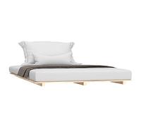 vidaXL Cadre de lit 120x190 cm Bois de pin Massif