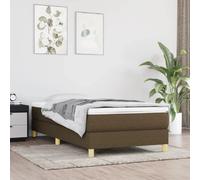 vidaXL Cadre de lit 80x200 cm - Marron foncé