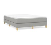 vidaXL Cadre de lit à lattes, Lit Rembourré, Lit Double avec Sommier à Lattes, Lit Adulte de Chambre à Coucher, Moderne, 3120614