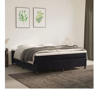 vidaXL Cadre de lit à lattes, Lit Rembourré, Lit Double avec Sommier à Lattes, Lit Adulte de Chambre à Coucher, Moderne, 3121128