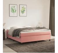 vidaXL Cadre de lit à lattes, Lit Rembourré, Lit Double avec Sommier à Lattes, Lit Adulte de Chambre à Coucher, Moderne, 3121131
