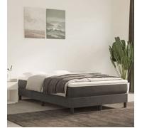 vidaXL Cadre de lit à lattes, Lit Rembourré, Lit Double avec Sommier à Lattes, Lit Adulte de Chambre à Coucher, Moderne, 3120761