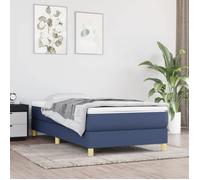 vidaXL Cadre de lit à lattes, Lit Rembourré, Lit Simple avec Sommier à Lattes, Lit Adulte de Chambre à Coucher Intérieur, 3120588