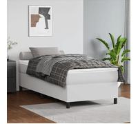 vidaXL Cadre de lit à lattes, Lit Rembourré, Lit Simple avec Sommier à Lattes, Lit Adulte de Chambre à Coucher, Moderne, 3121018