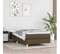 vidaXL Cadre de lit à lattes, Lit Rembourré, Lit Simple avec Sommier à Lattes, Lit Adulte de Chambre à Coucher, Moderne, 3120585